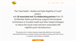 Desktop Screenshot of club-health.eu