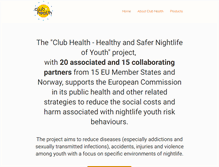 Tablet Screenshot of club-health.eu